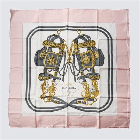 hermes brides de gala scarf pink|hermes bandana scarf.